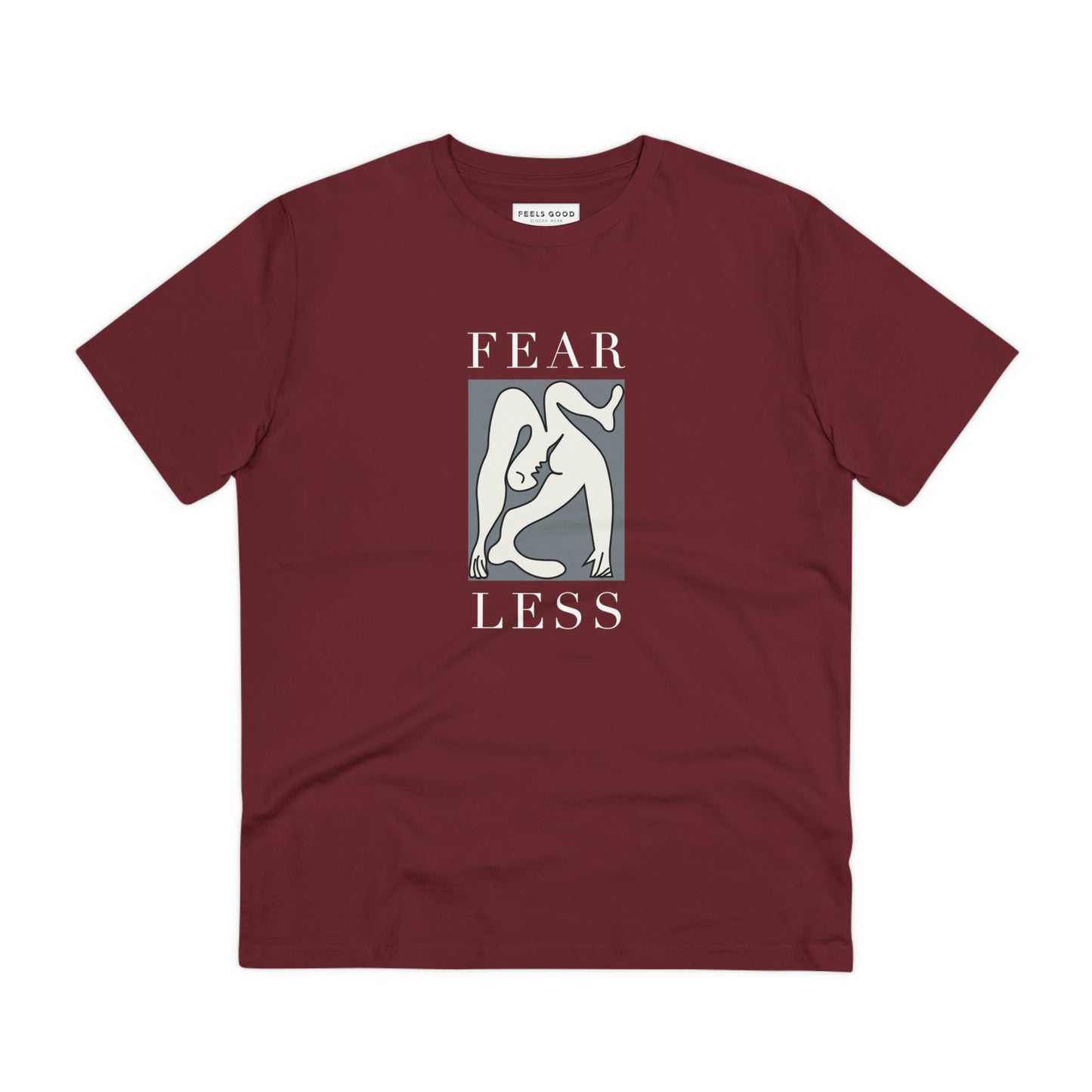 Wear feminism with pride in the feminist 'Fear Less' organic cotton t-shirt, a must-have for all.