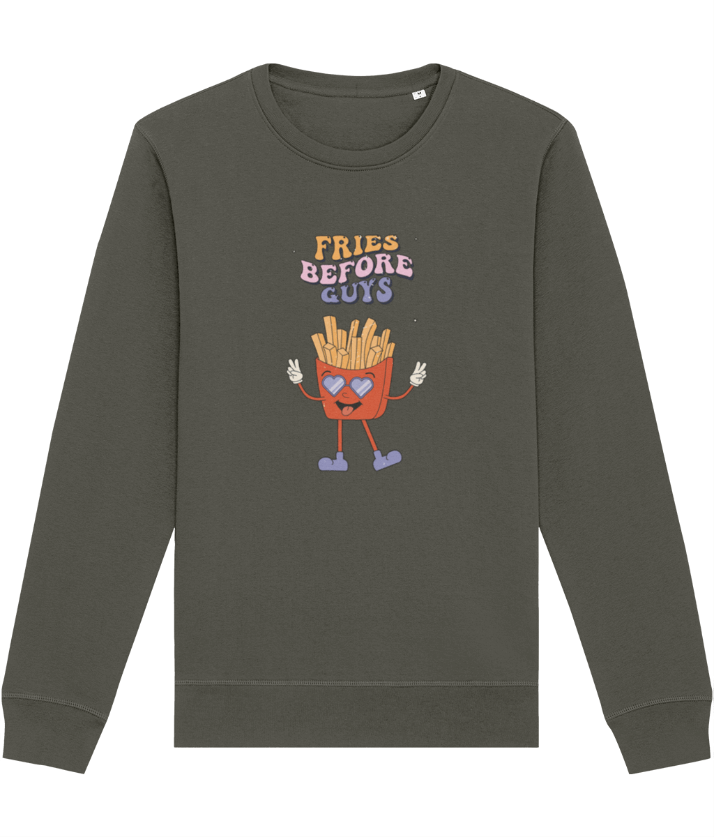 Express yourself in a feminist slogan sweatshirt—soft, stylish & made from 100% organic cotton.