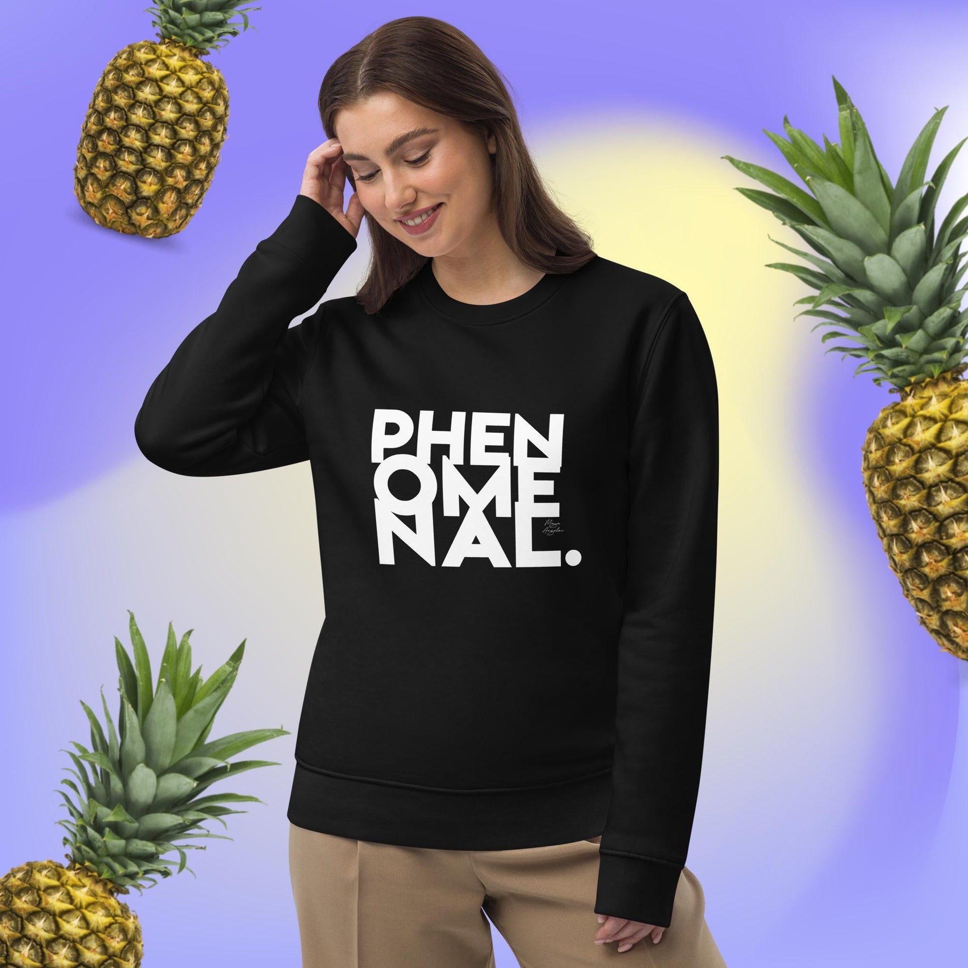 Feminist 'Phenomenal' Maya Organic Cotton Sweatshirt - Feminism