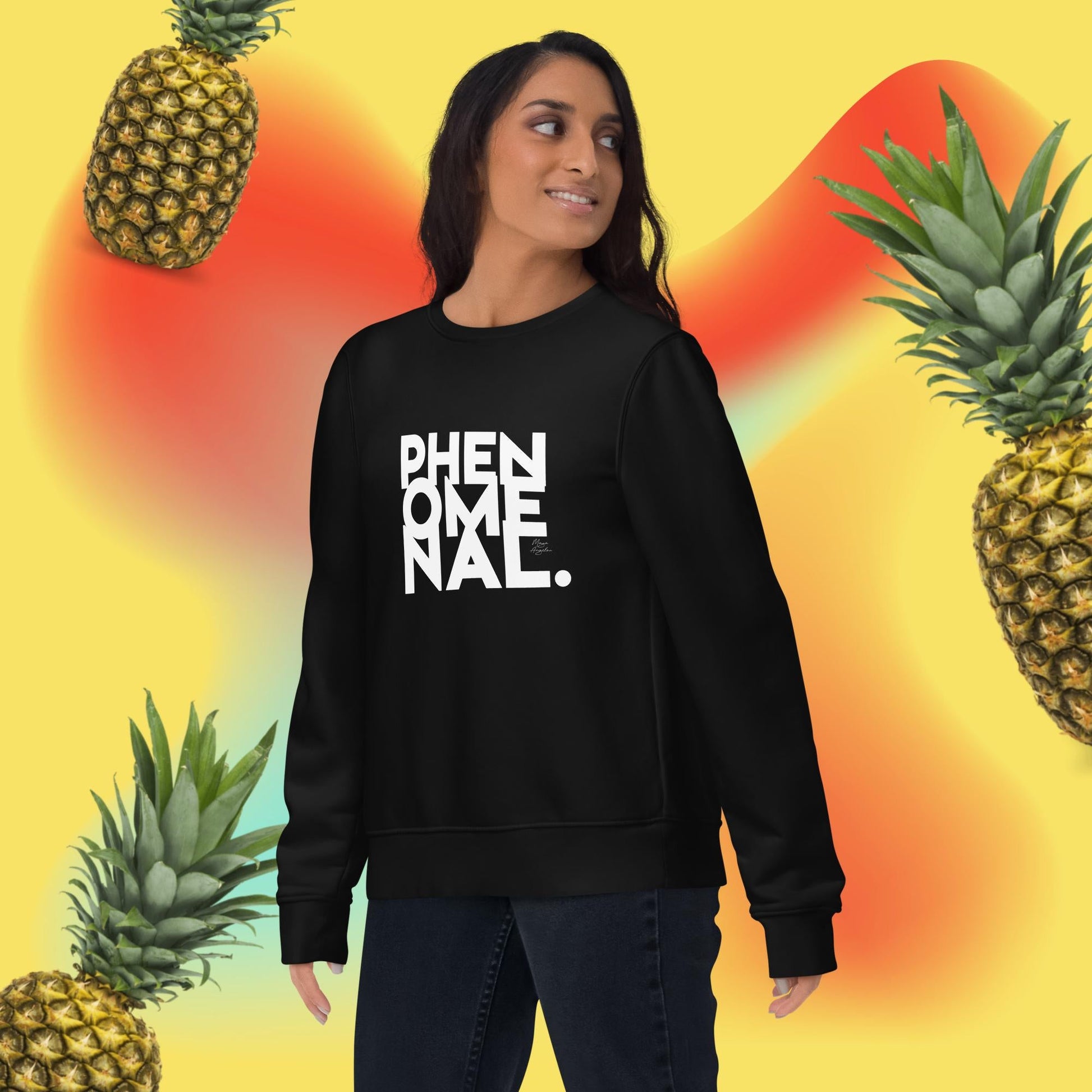 Feminist 'Phenomenal' Maya Organic Cotton Sweatshirt - Feminism