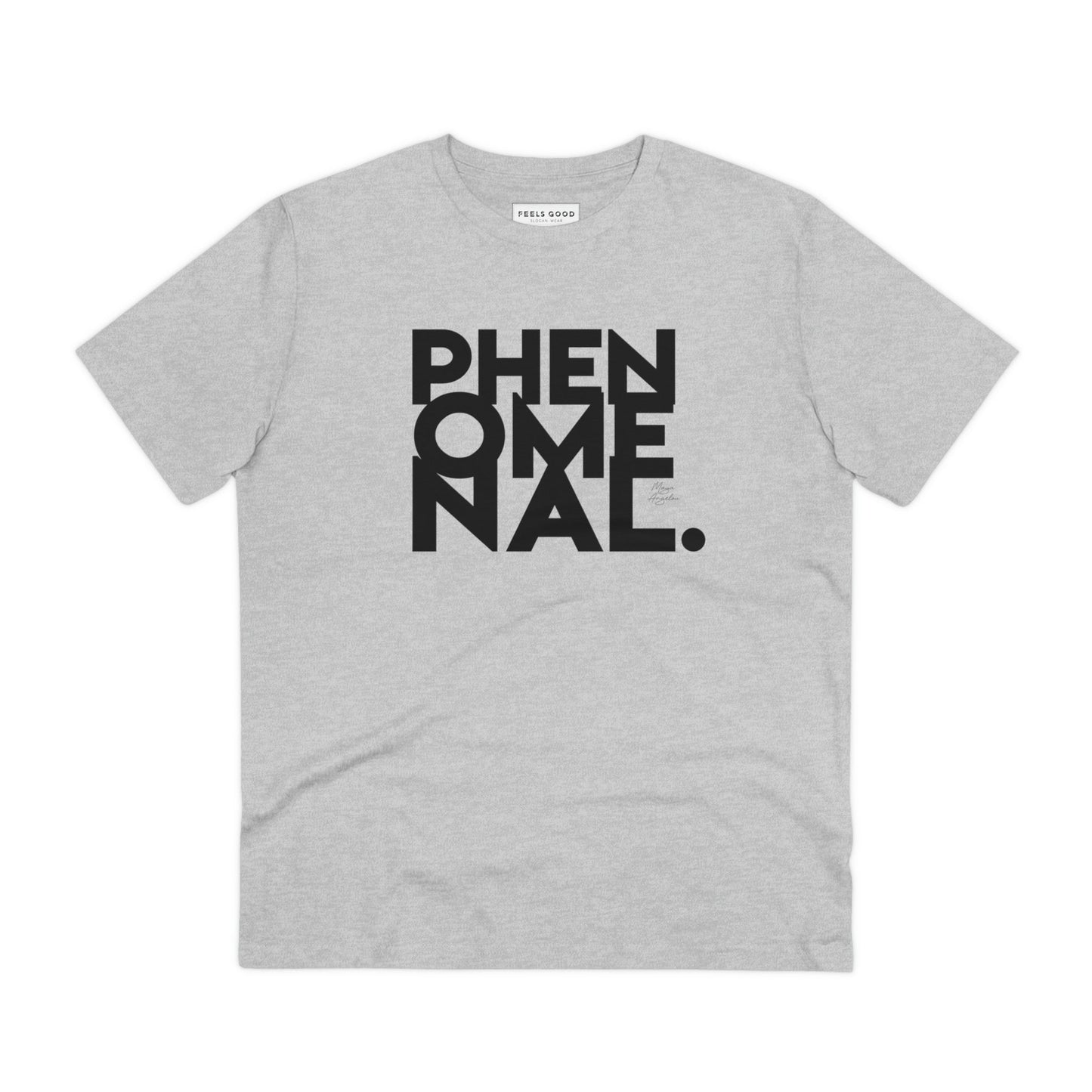 Feminist 'Phenomenal Maya' Organic Cotton T-shirt – neutral t-shirts for activists

