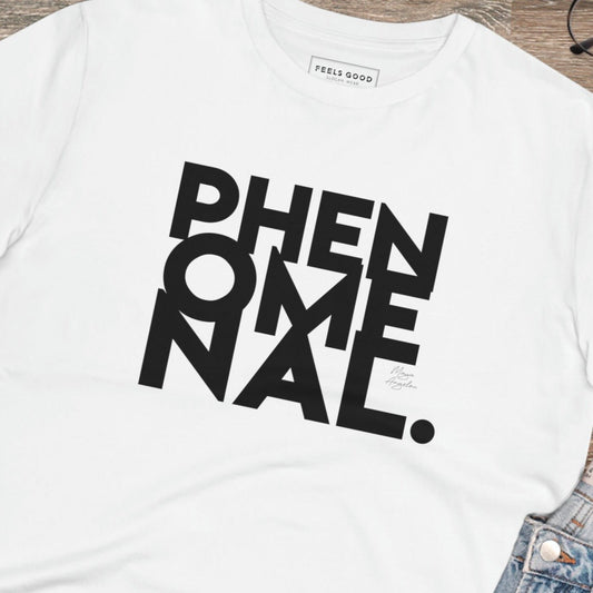 Feminist 'Phenomenal Maya' Organic Cotton T-shirt – empowering feminist t shirt UK

