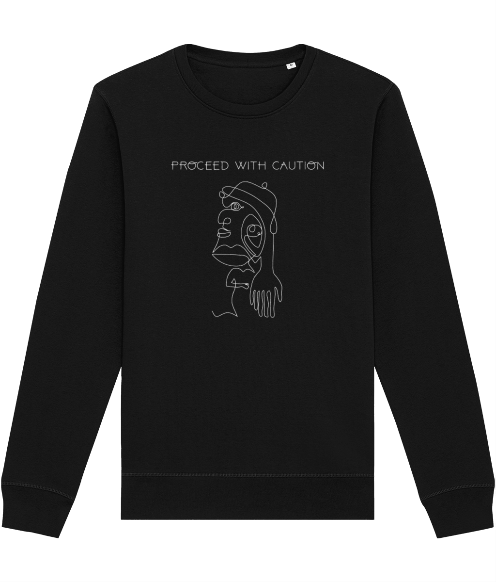 A must-have feminist sweatshirt—organic cotton, sustainable, and designed for fearless women.