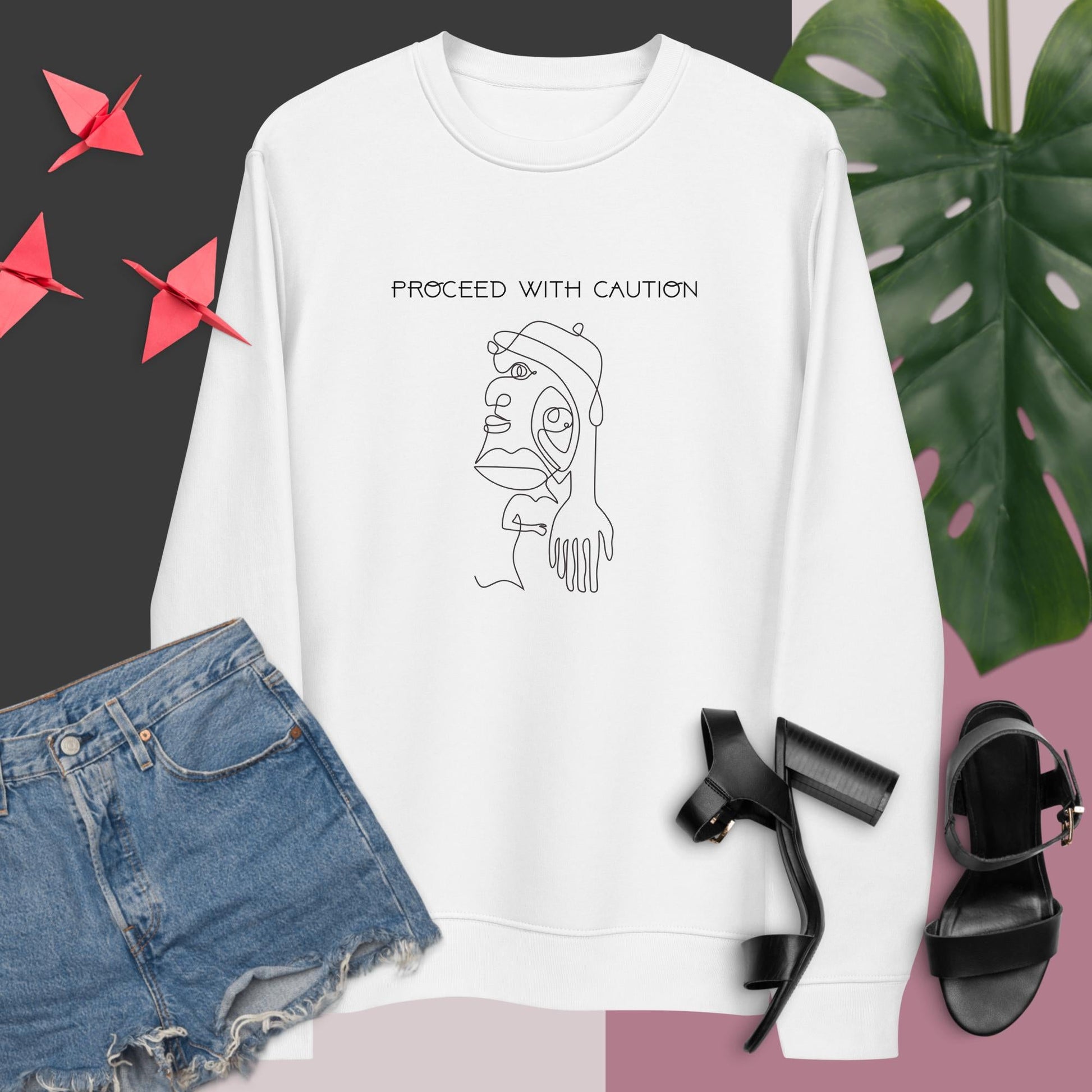 Let your clothes speak with a feminist slogan sweatshirt, made for women who lead with confidence.
