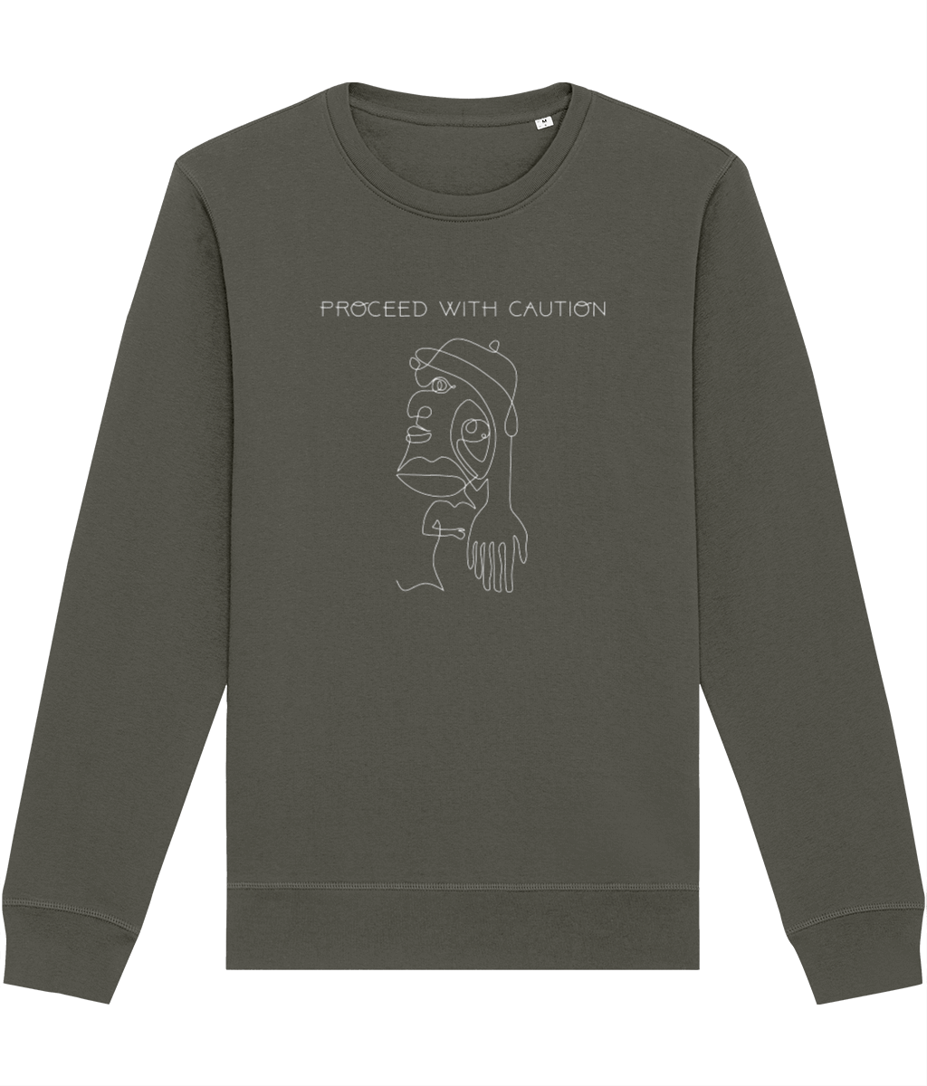 Make an impact in a feminist slogan sweatshirt, ethically made for comfort and empowerment.