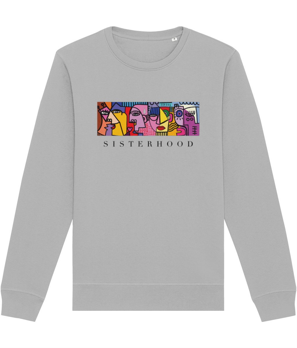 Cozy up in the Feminist 'Sisterhood' organic cotton sweatshirt – a must-have sweatshirt for women.