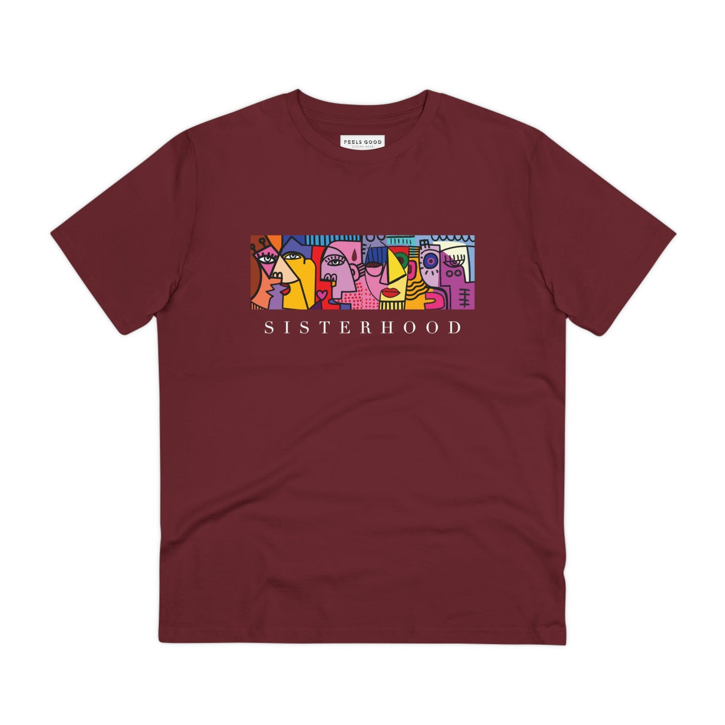 More than fashion—the feminist 'Sisterhood' organic cotton t-shirt is empowerment beyond mens Dior t shirt.
