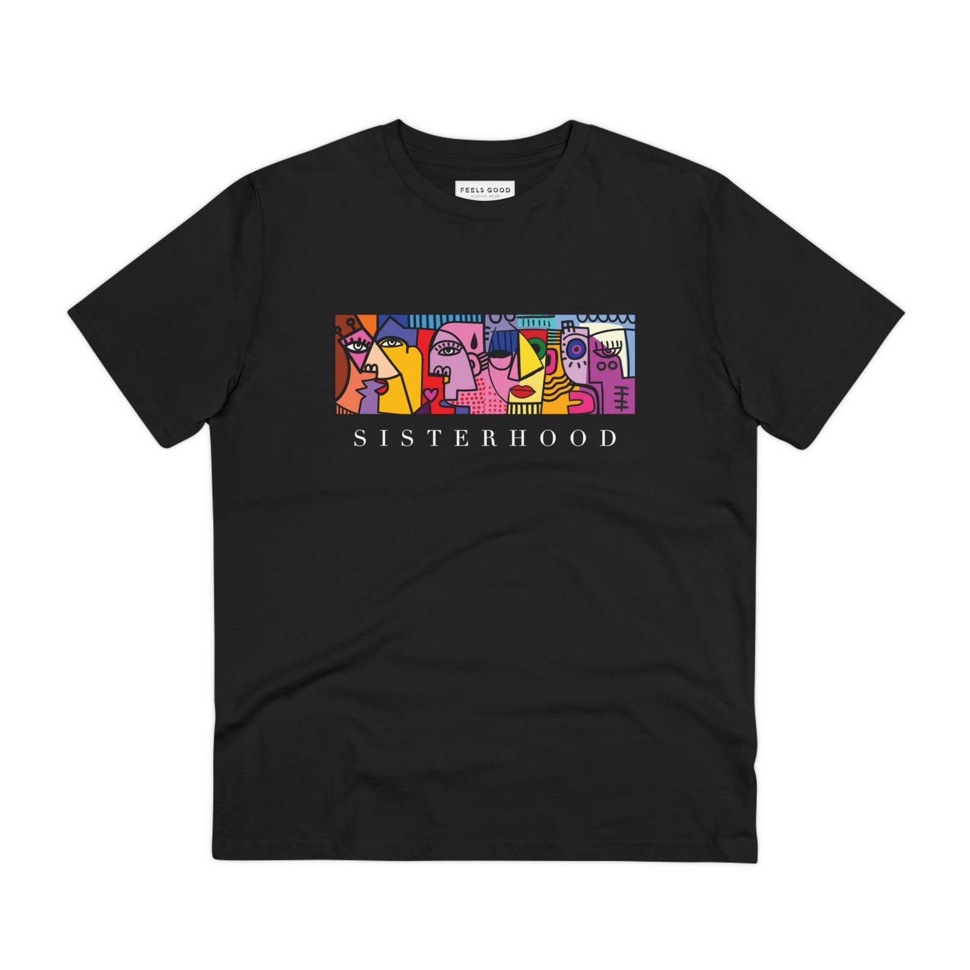 Powerful words, ethical fashion—the feminist 'Sisterhood' organic cotton t-shirt is inspirational quotes for t shirts done right.