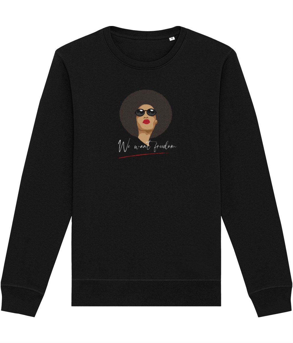 Designed for changemakers, this sweatshirt for women speaks for equality and justice.