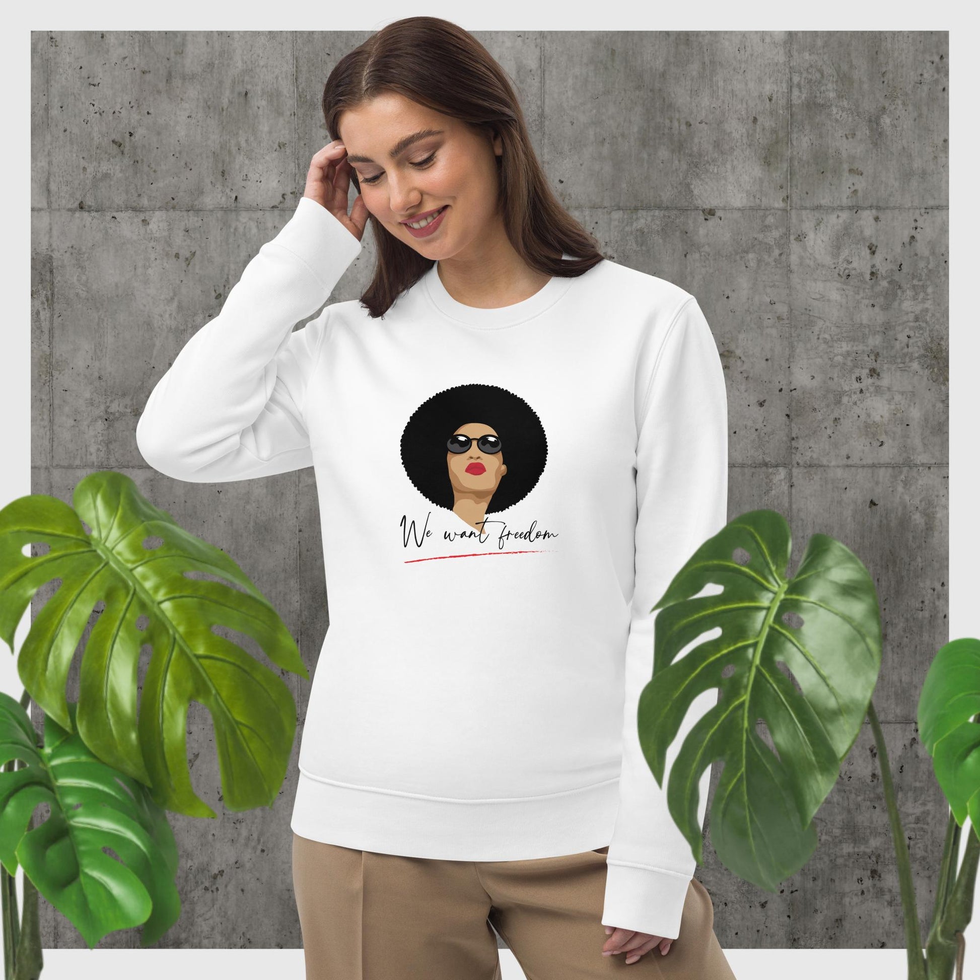 Ethically made for impact—our feminist sweatshirt is a wardrobe essential.