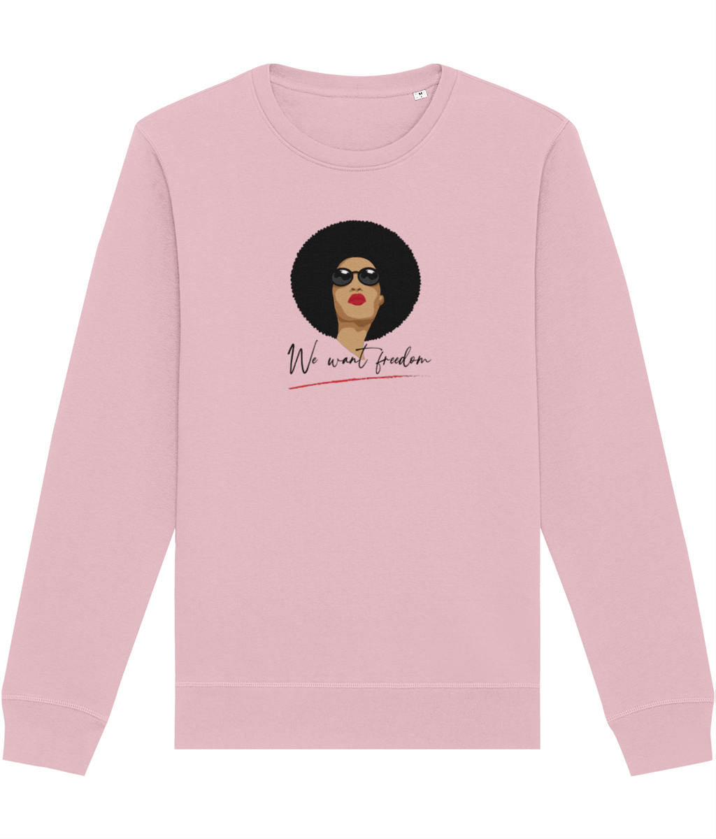 Make feminism fashionable with this feminist slogan sweatshirt, soft and sustainable.