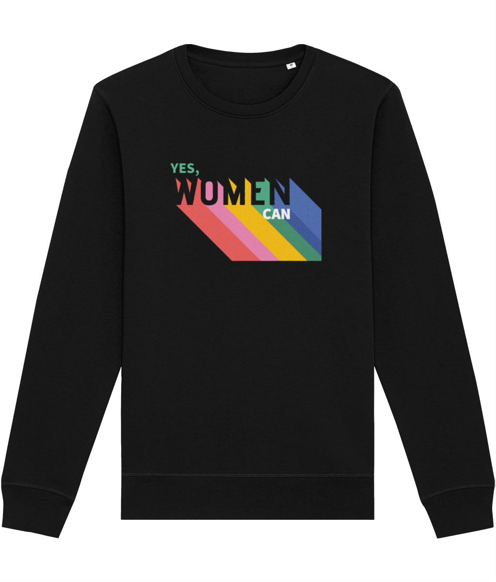Bold, black, and meaningful—our black sweatshirts for women support feminism with style.