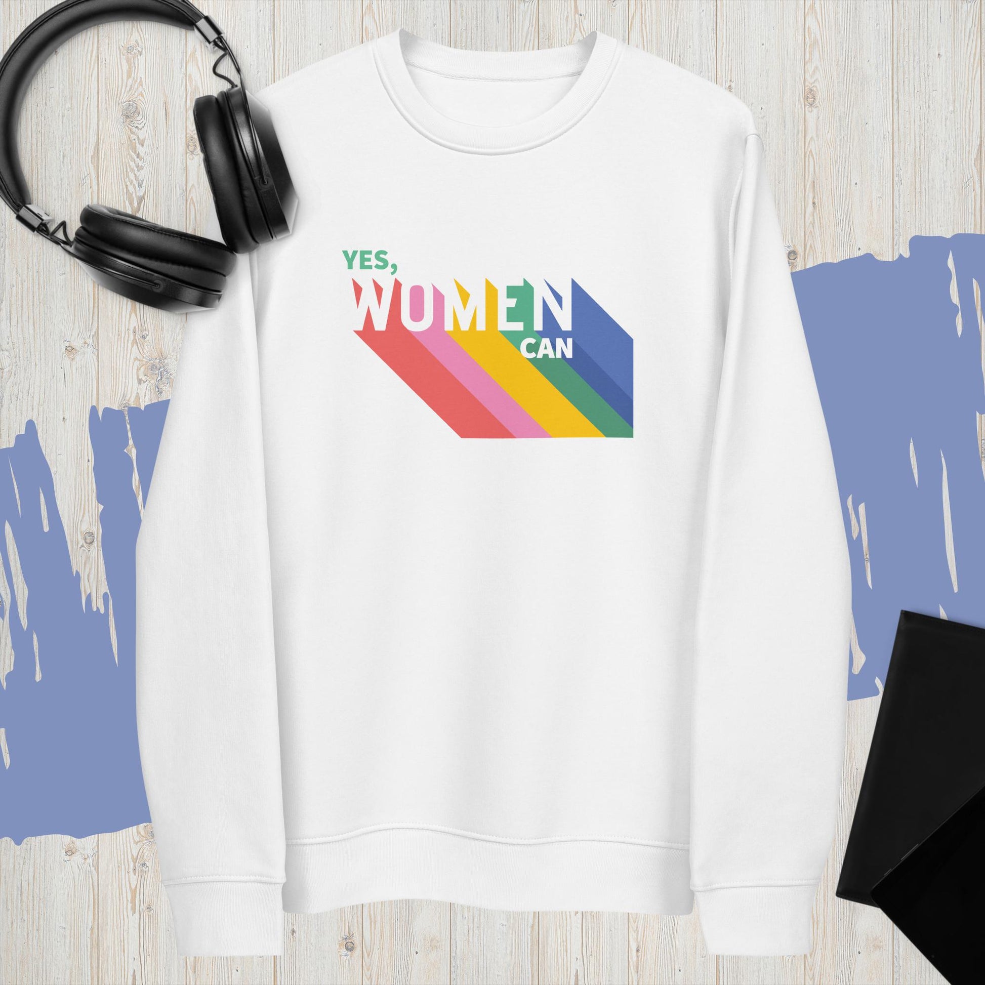 This feminist sweatshirt blends softness and strength, perfect for making an empowering statement.