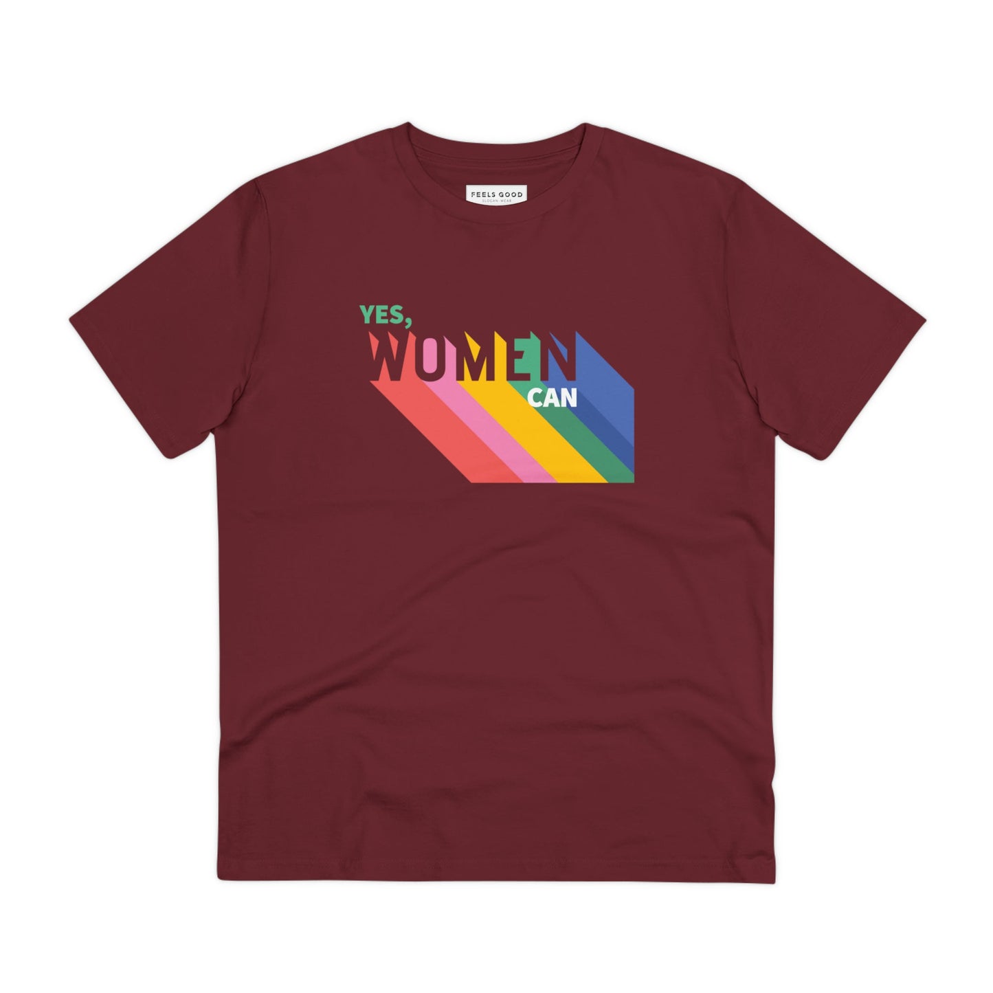 Feminism meets fashion in the feminist 'Yes We Can' organic cotton t-shirt—wear your voice!