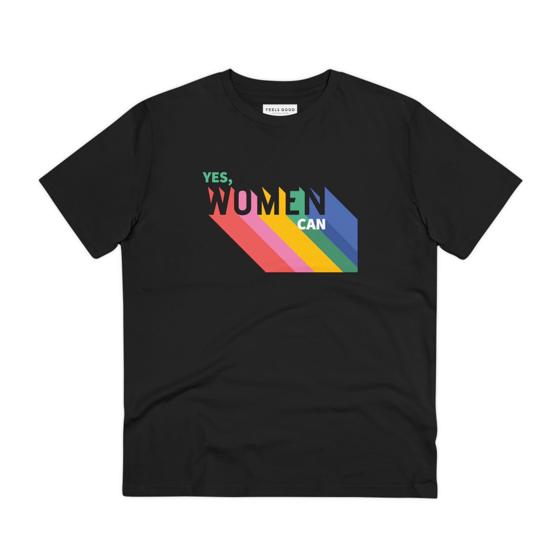 The feminist 'Yes We Can' organic cotton t-shirt—perfect for those who stand for equality!