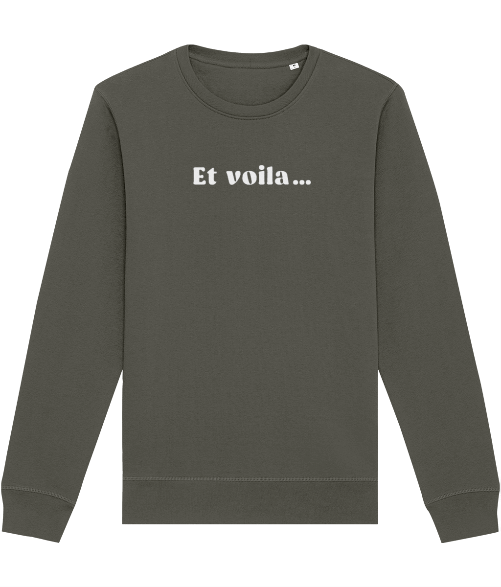 Wear your subtle taste: 'And There It Is' organic cotton.
