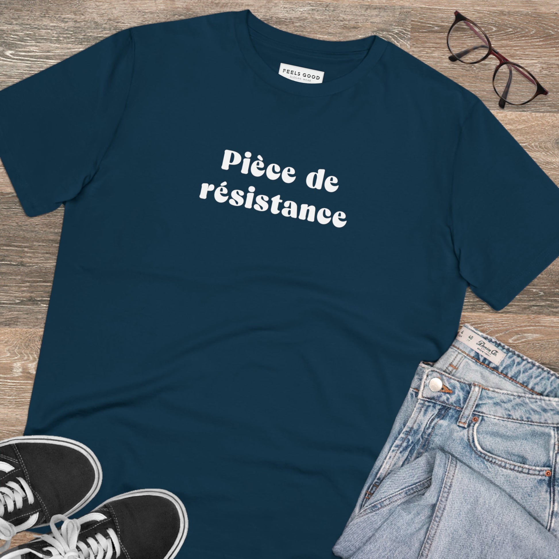 Soft and breathable, this French slogan tee, the Francophile 'Best Feature' T-shirt, is perfect for all.