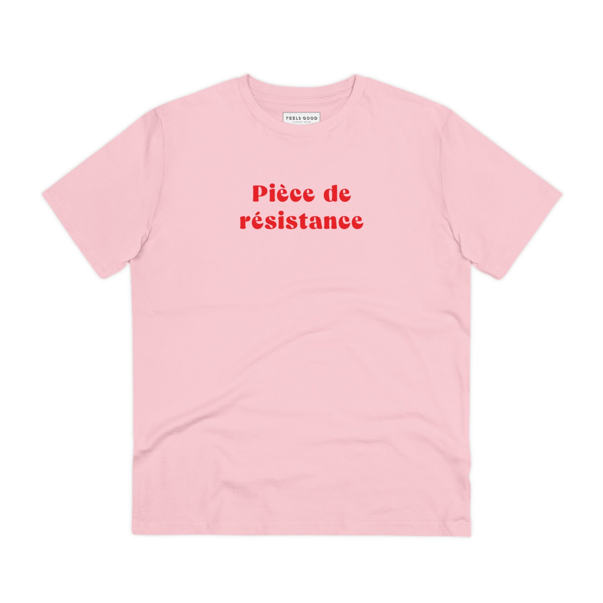 Unique French slogan T-shirts, like the Francophile 'Best Feature' Organic Cotton T-shirt, stand out.