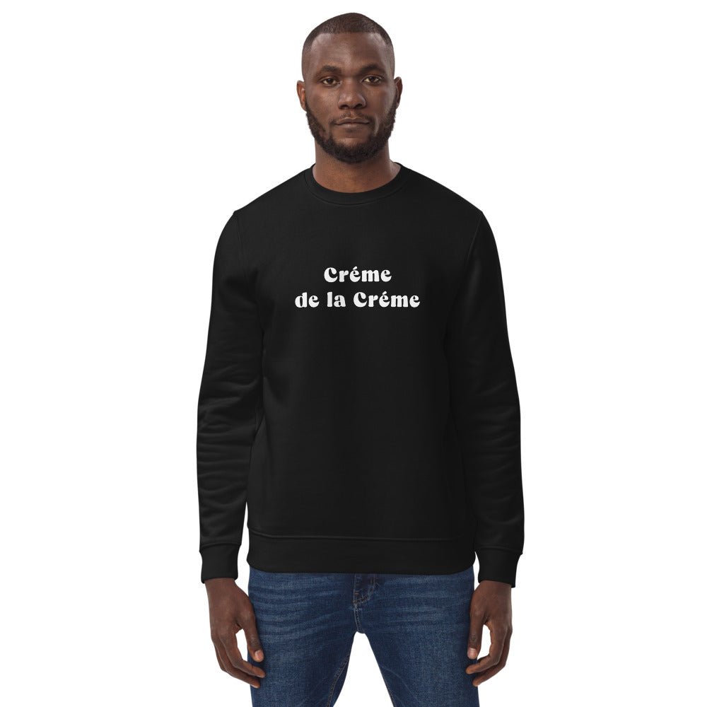 Francophile 'Creme De La Creme' Organic Cotton Sweatshirt - French Gift