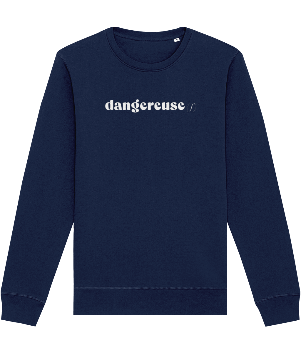 Effortless Paris outfits start with the Francophile 'Dangerous Female' Organic Cotton Sweatshirt