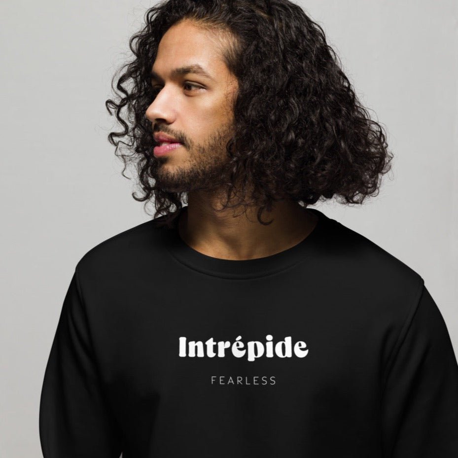 Francophile 'Fearless' Organic Cotton Sweatshirt - French Gift
