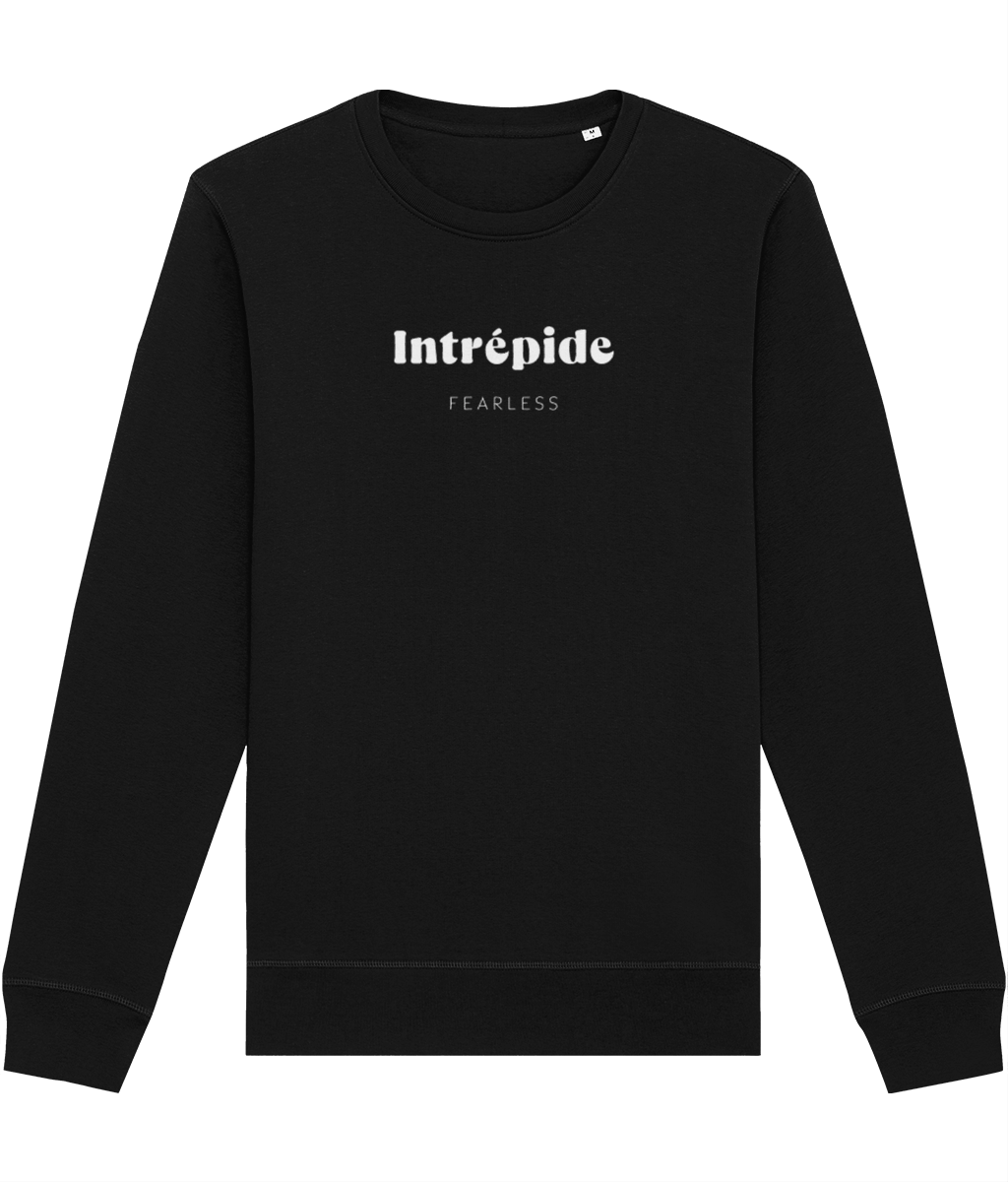 Francophile 'Fearless' Organic Cotton Sweatshirt - French Gift