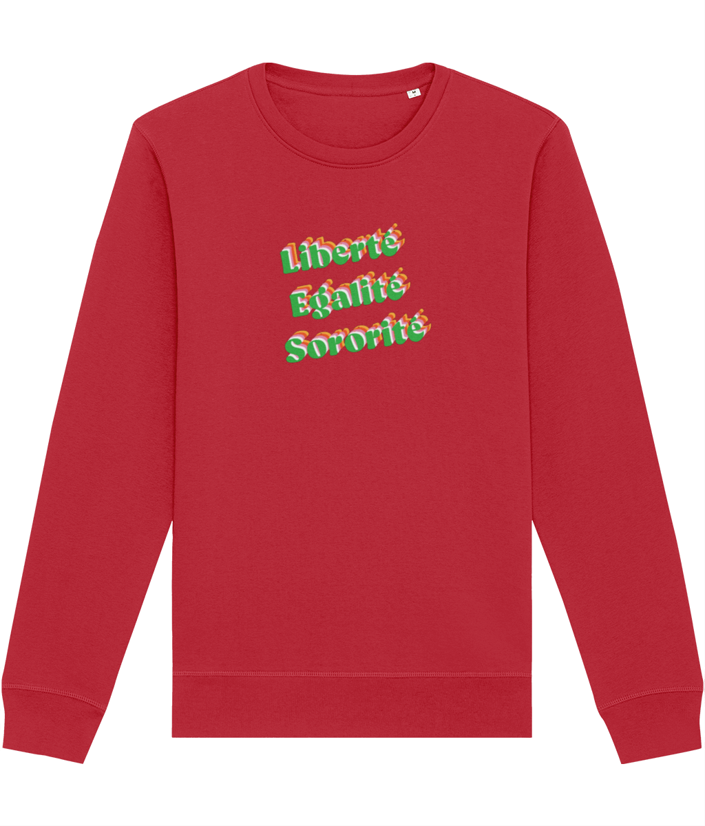 Wear your convictions: French slogan organic cotton daily.
