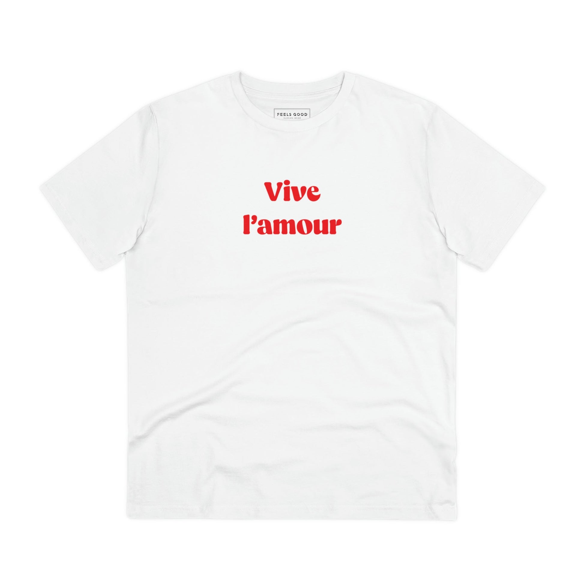 Francophile 'Long Live Love' Organic Cotton T-shirt - Francophile Tshirt