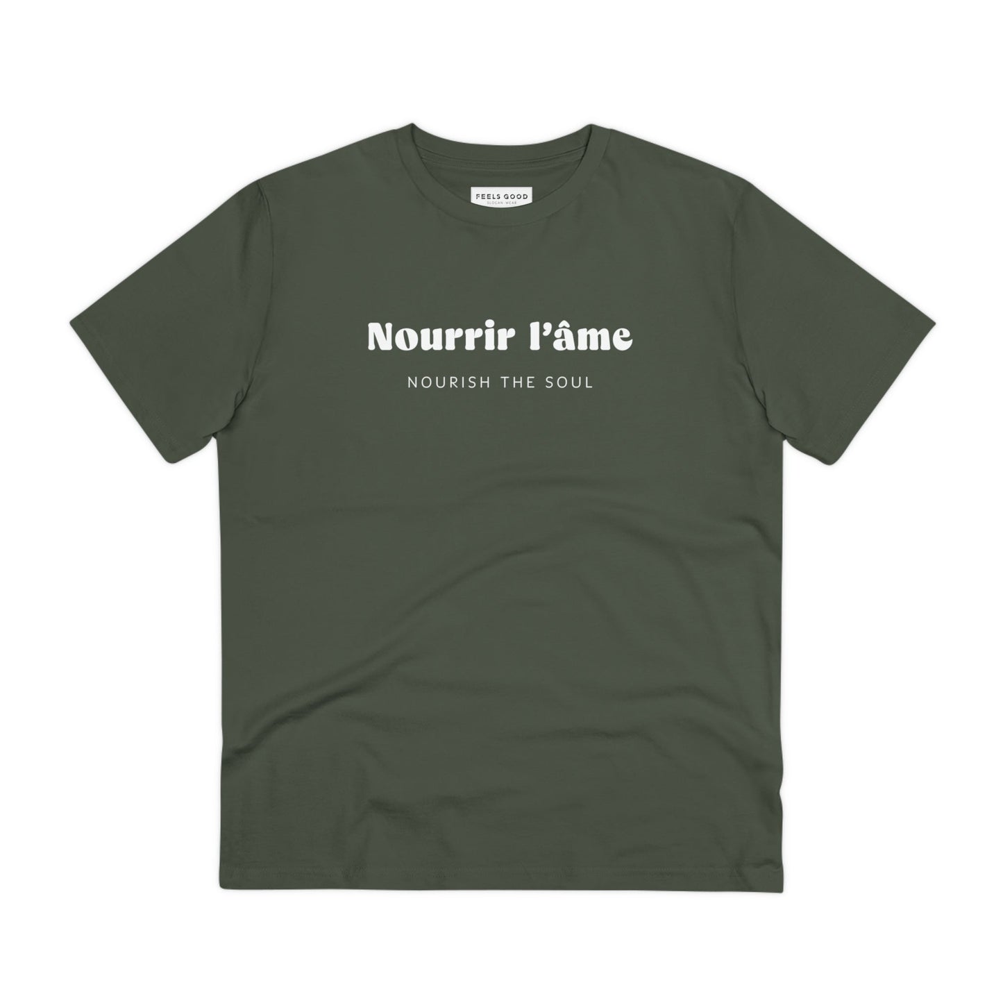 Francophile 'Nourish The Soul' Organic Cotton T-shirt - Francophile Tshirt