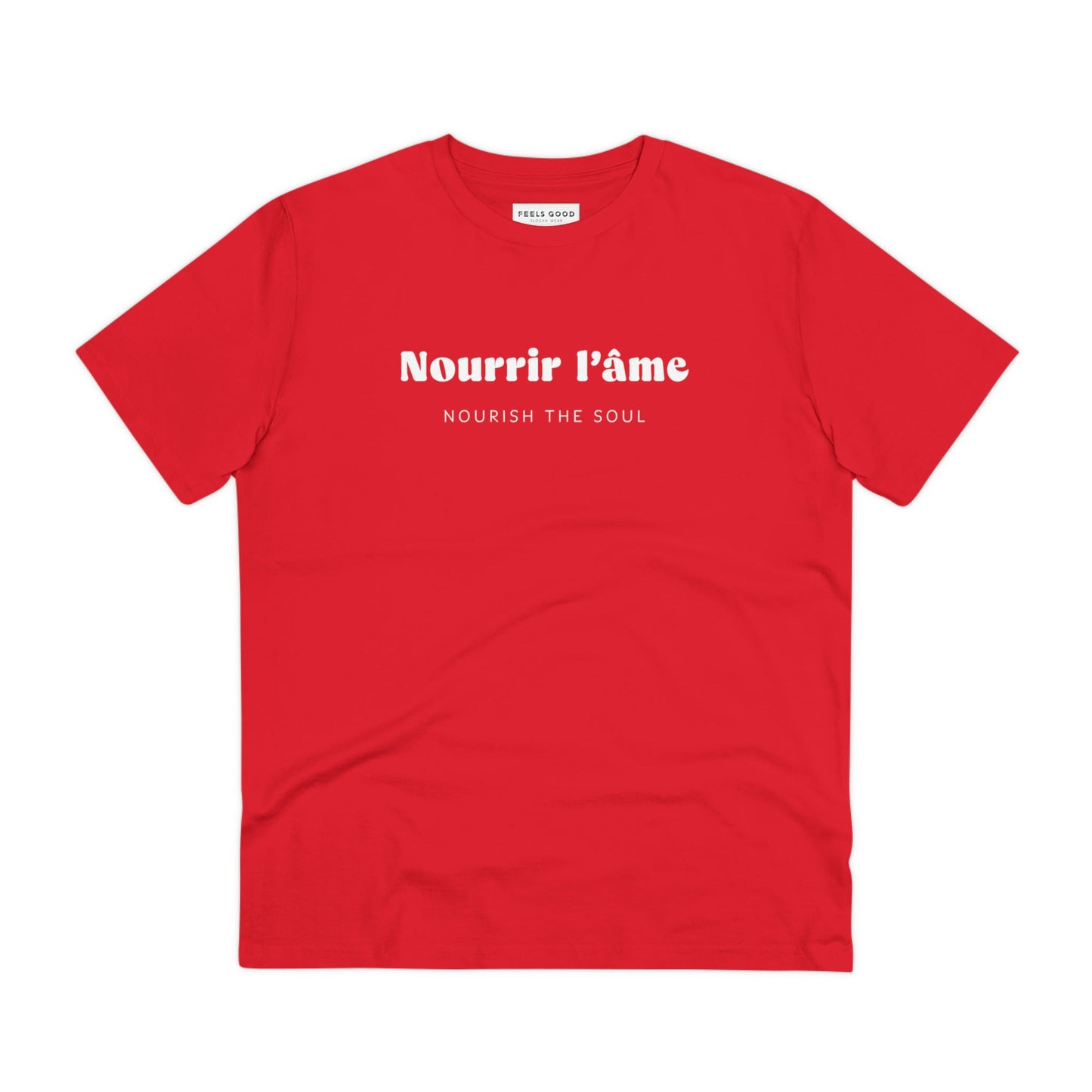 Chic and modern Francophile organic tee with French-inspired print.

