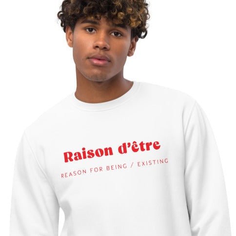 Francophile 'Breathing Preserves The Soul' organic cotton sweatshirt.   

