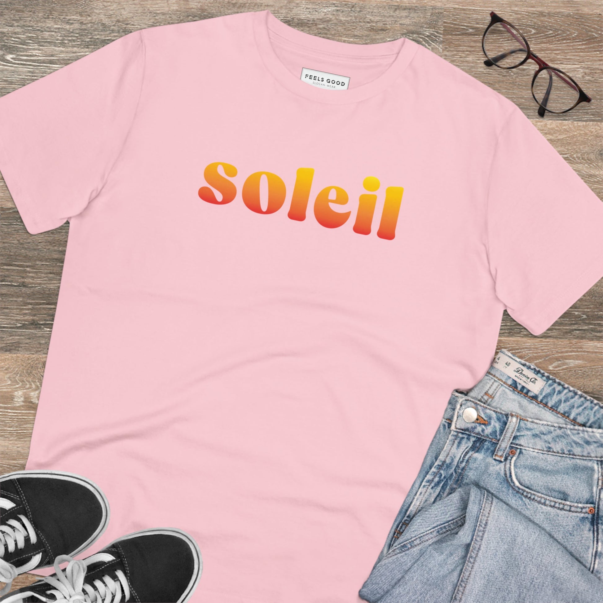 Francophile 'Sun' Organic Cotton T-shirt - Francophile Tshirt