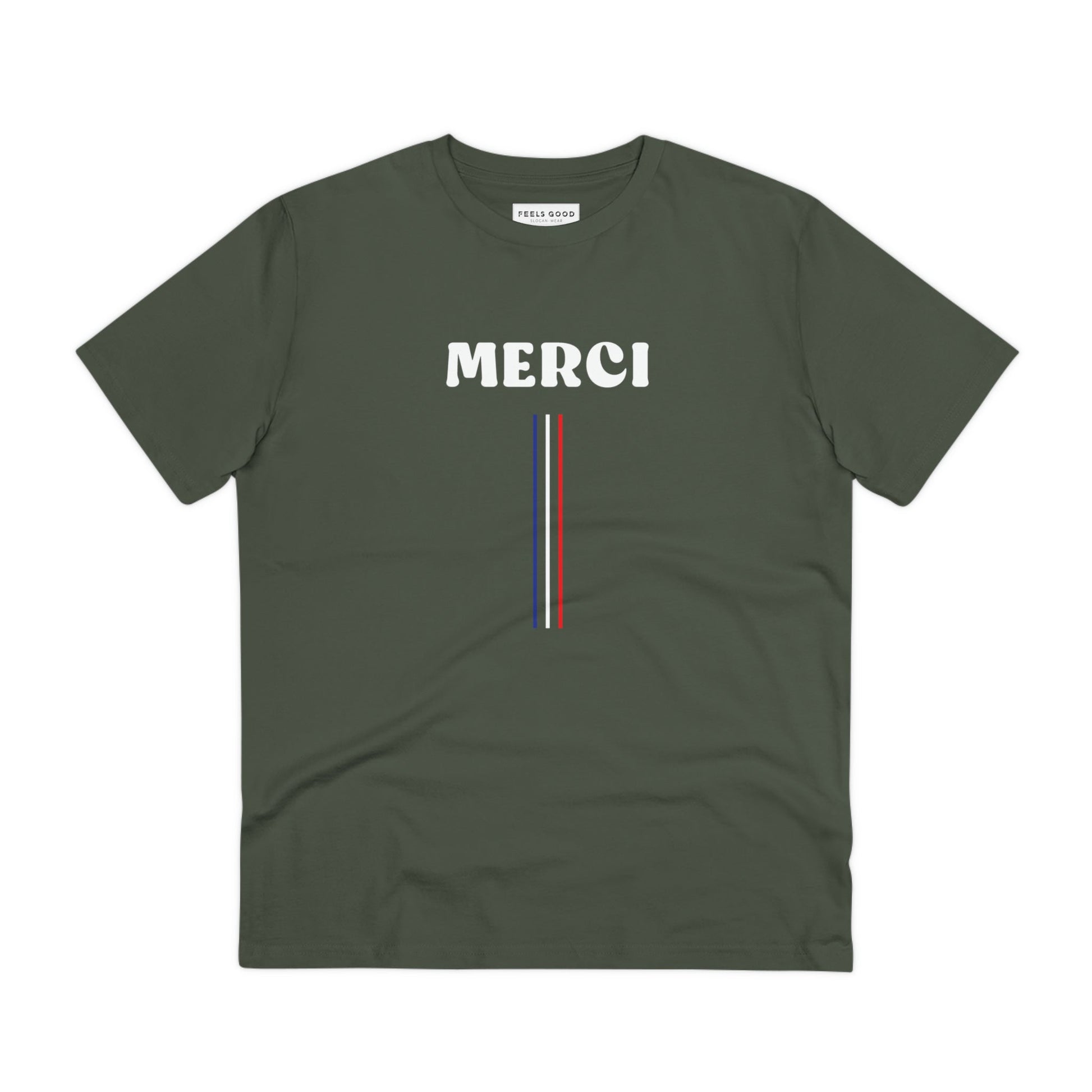 Francophile 'Thank You' Organic Cotton T-shirt - Francophile Tshirt