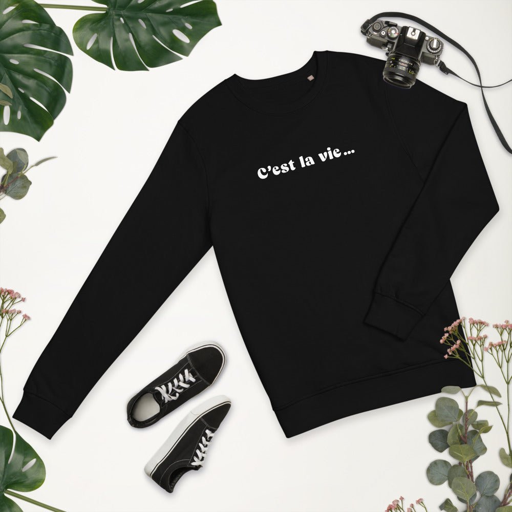 Shop French clothing online with the Francophile 'That's Life' Organic Cotton Sweatshirt today!