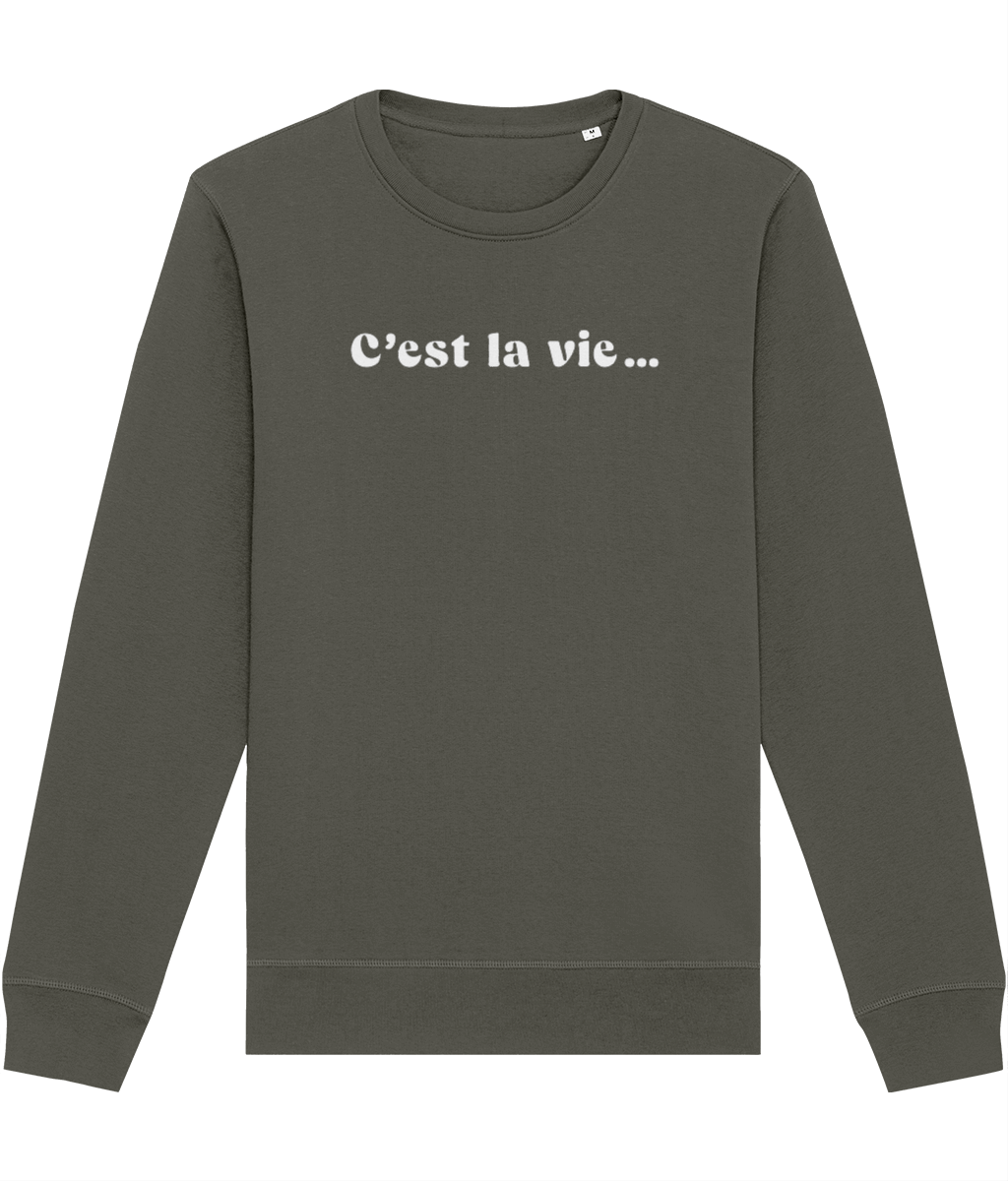 Capture the essence of Paris fashion with the Francophile 'That's Life' Organic Cotton Sweatshirt.