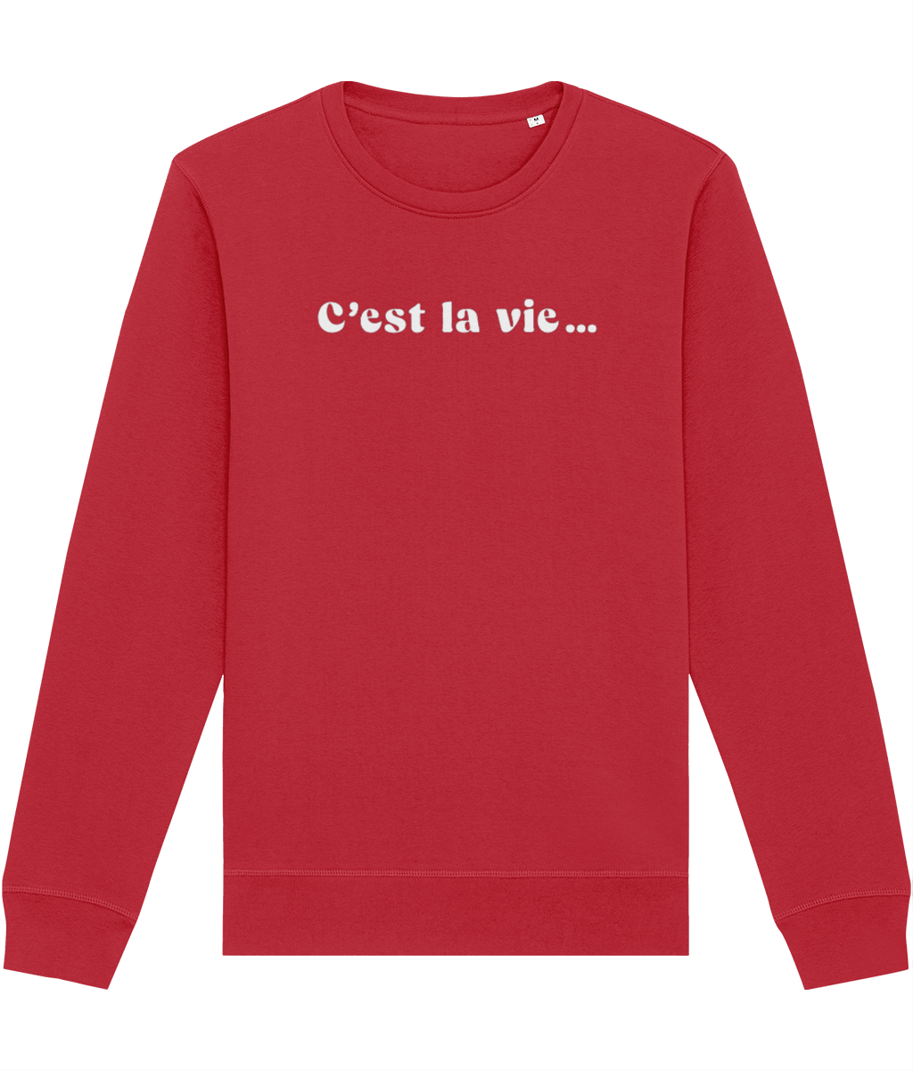 Effortless Paris outfits start with the Francophile 'That's Life' Organic Cotton Sweatshirt.