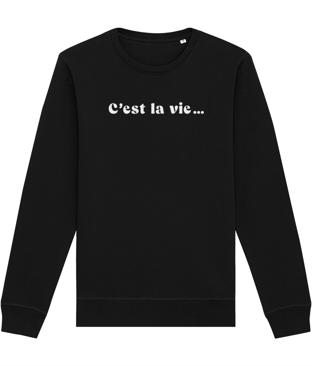 Inspired by Paris clothing, the Francophile 'That's Life' Organic Cotton Sweatshirt is a wardrobe staple.