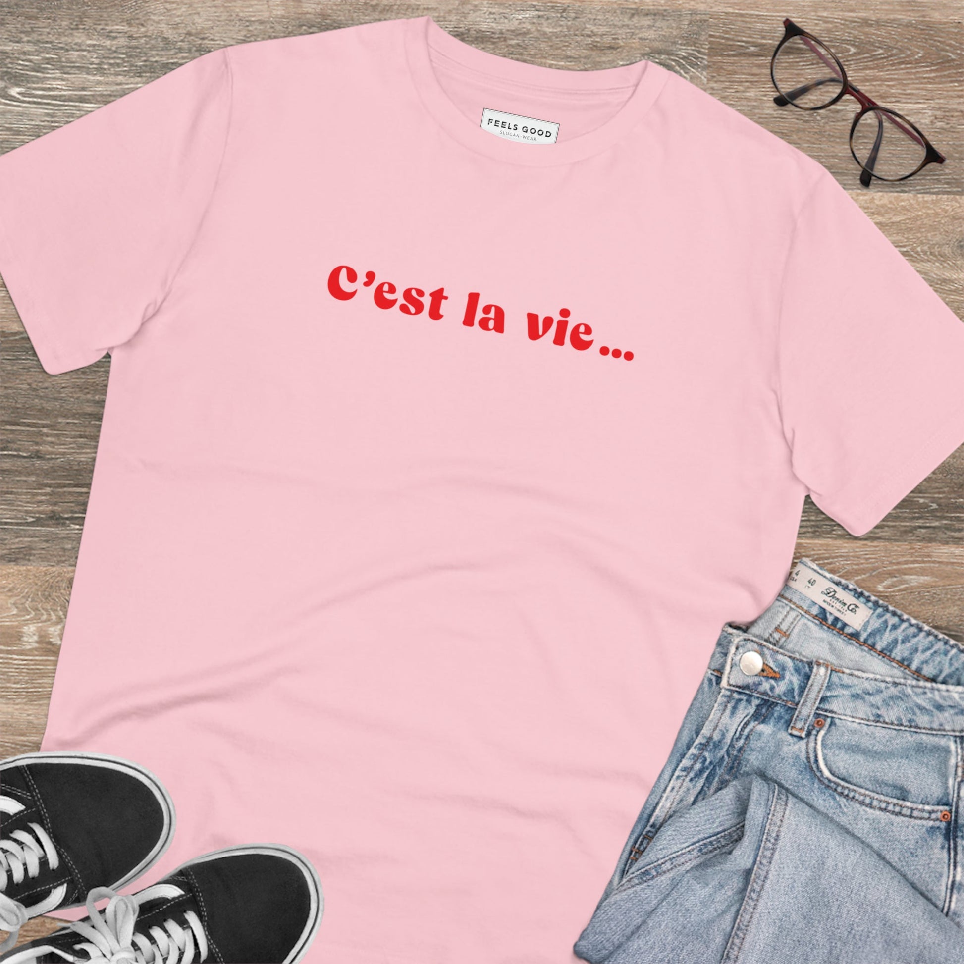 Francophile 'That's Life' Organic Cotton T-shirt - Francophile Tshirt
