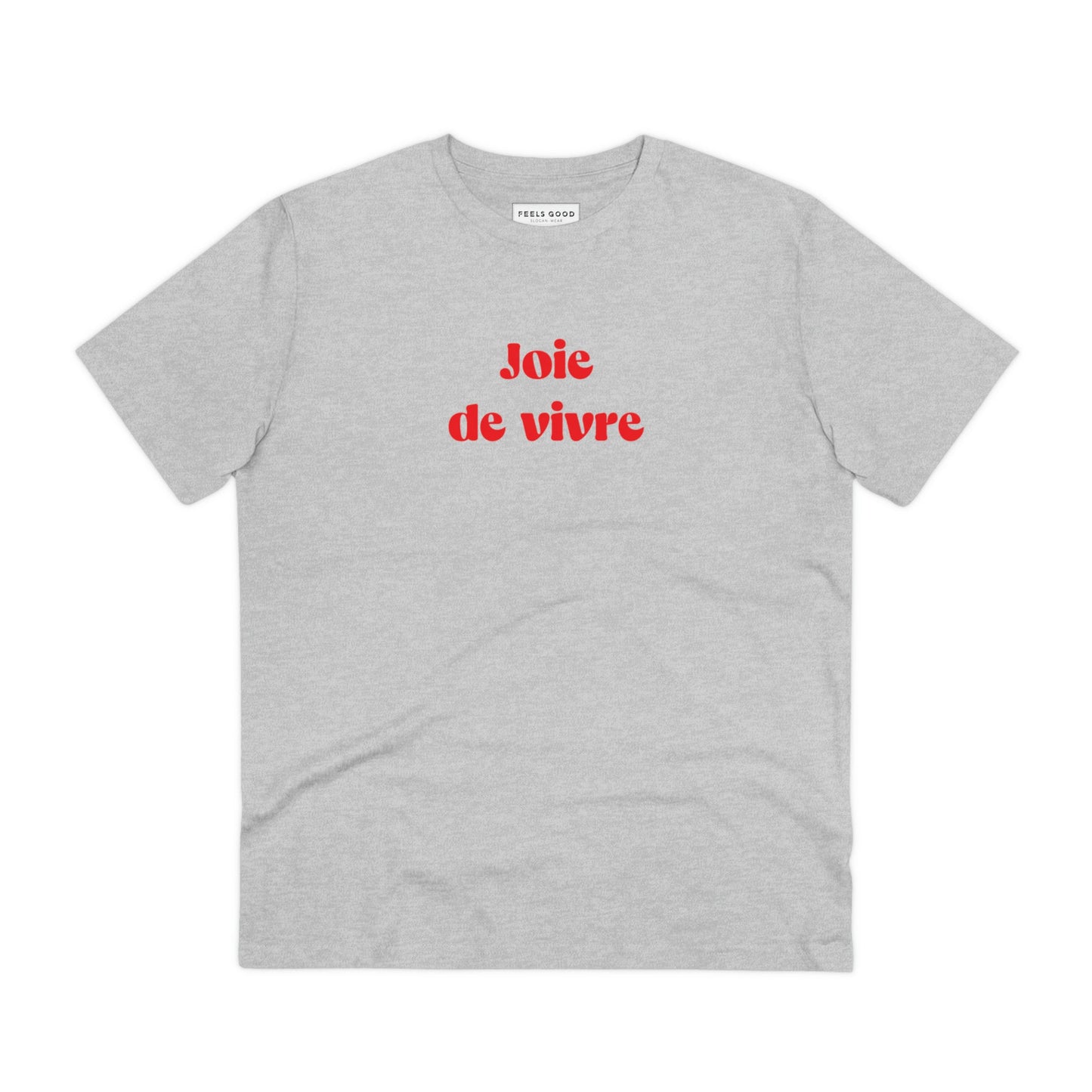 Francophile 'The Joy Of Life' Organic Cotton T-shirt – elegant french slogan tee

