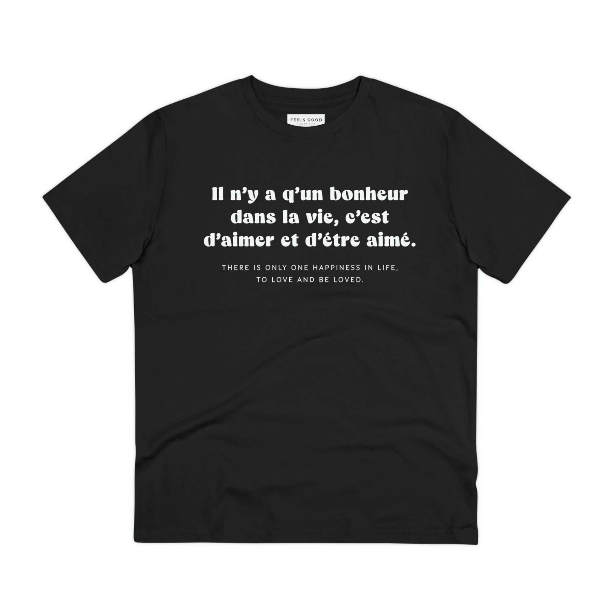 Francophile 'To Love & Be Loved' Organic Cotton T-shirt – elegant t shirts in french