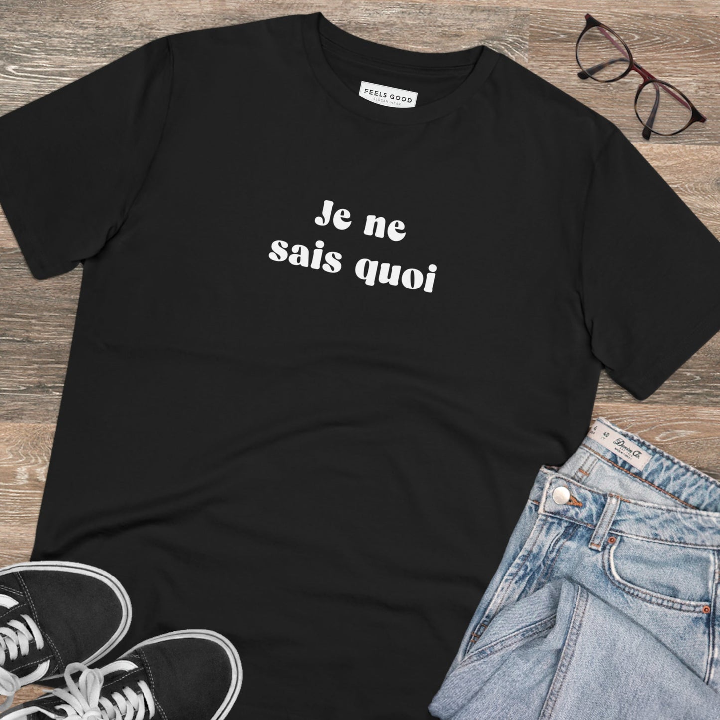 Francophile 'Unique & Special' Organic Cotton T-shirt – stylish french tee shirts

