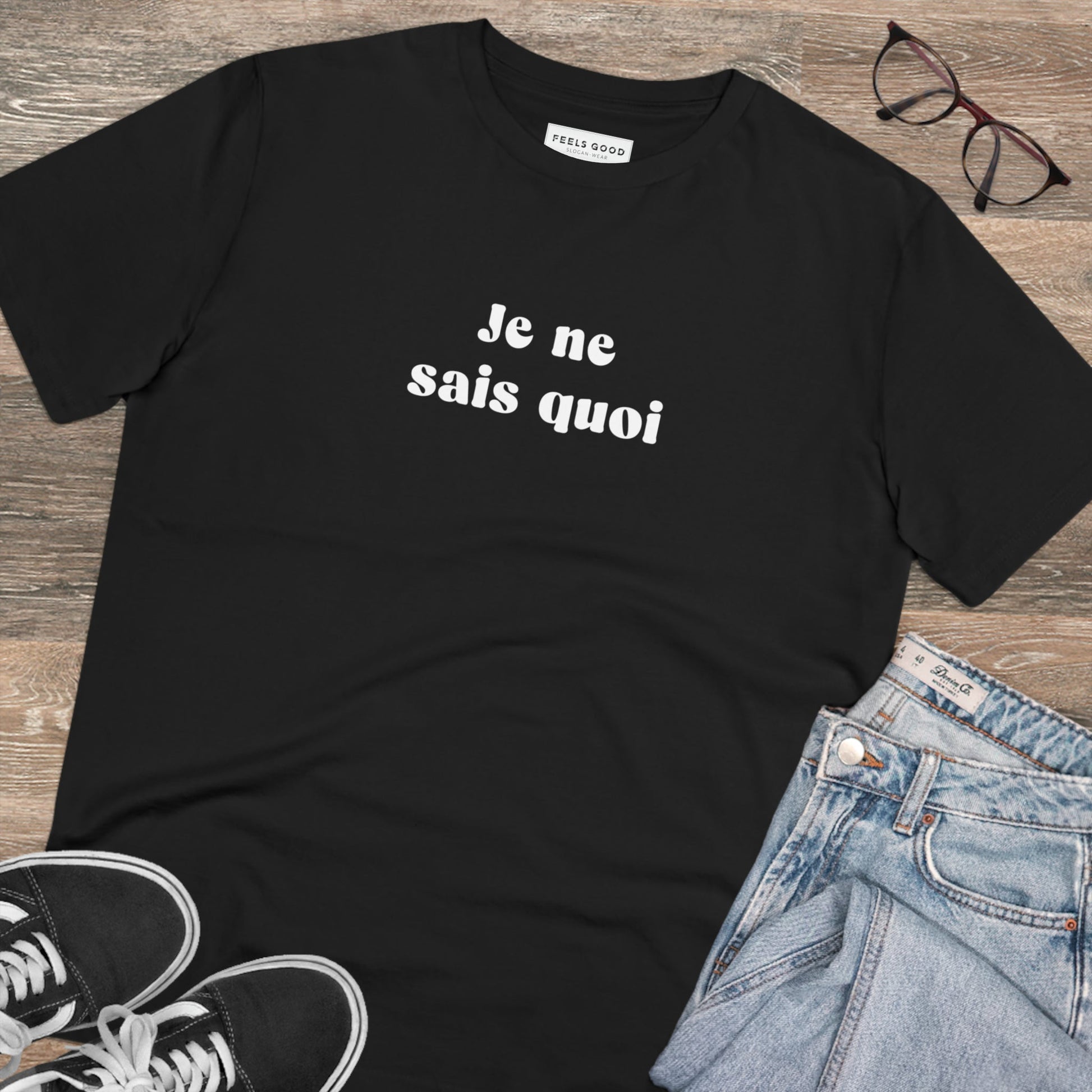 Francophile 'Unique & Special' Organic Cotton T-shirt – stylish french tee shirts

