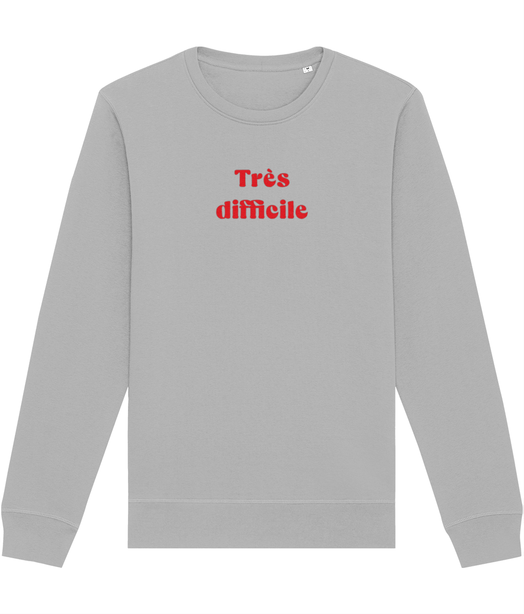 Francophile organic cotton jumper: 'Very Difficult'.
