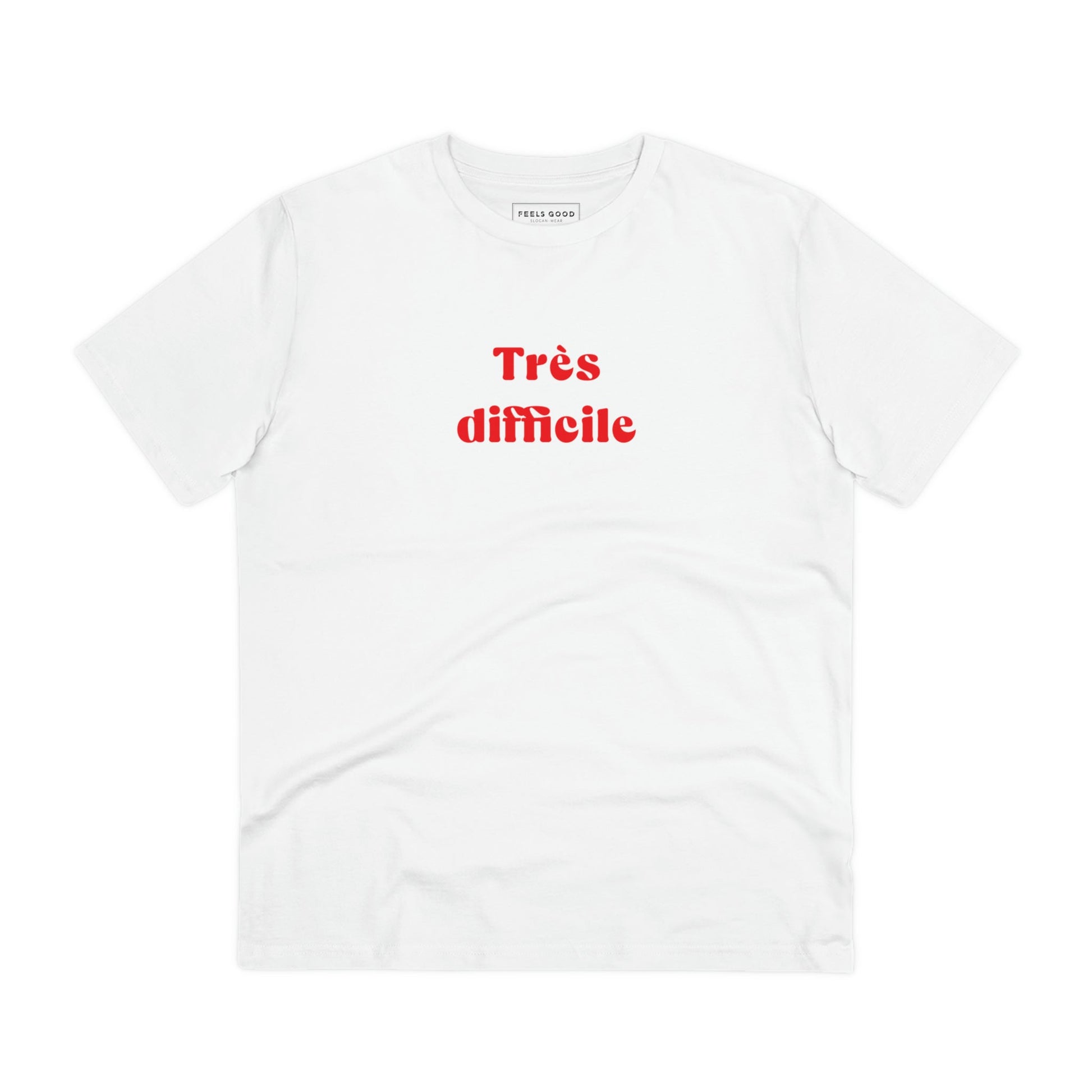 Eco-friendly fashion – 'Très Difficile' T-shirt for Francophiles
