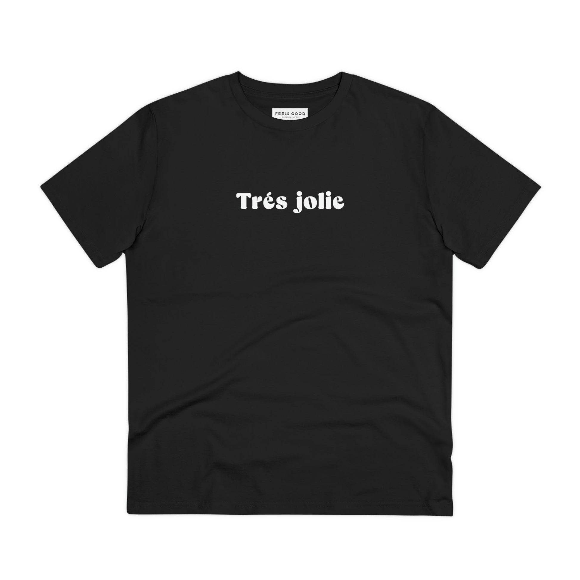 Lightweight organic cotton tee with subtle Francophile aesthetic.

