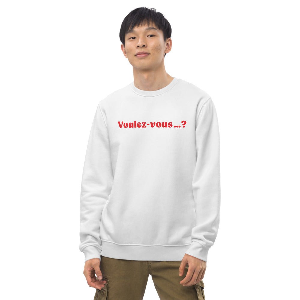 Francophile 'Would You…' Organic Cotton Sweatshirt - French Gift