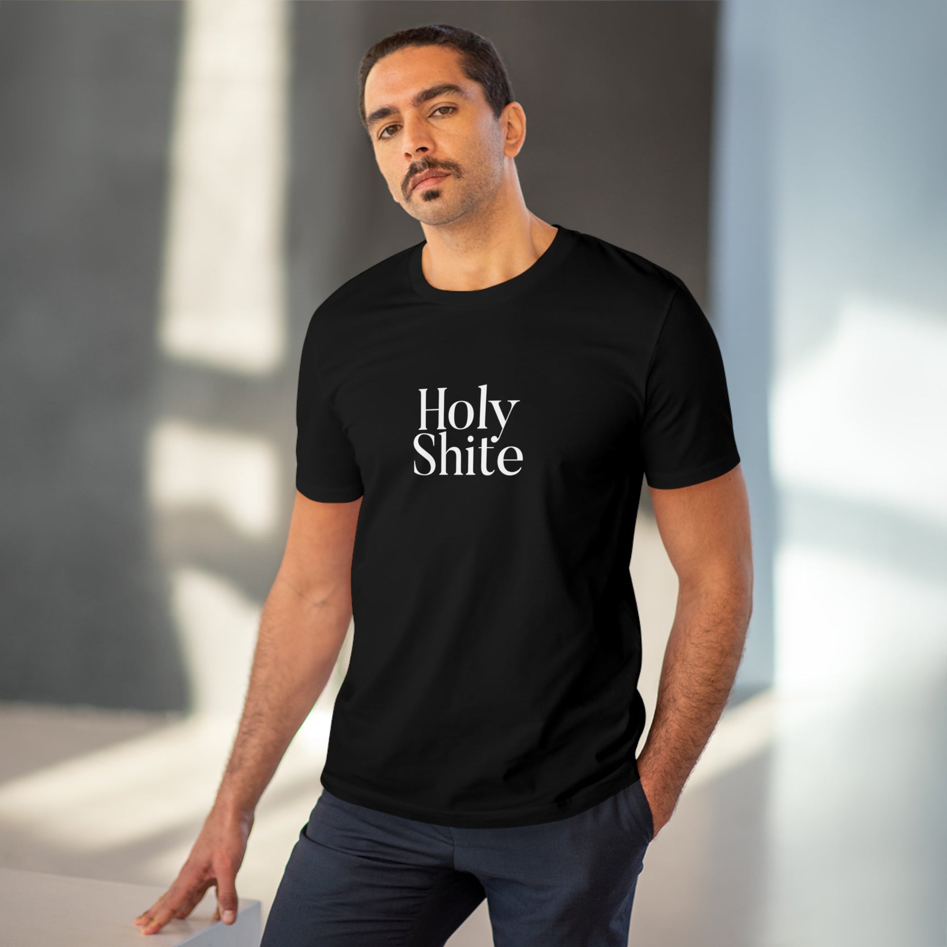 Love Scottish slang phrases? Get the Glaswegian Slang 'Holy Shite' organic cotton t-shirt now!