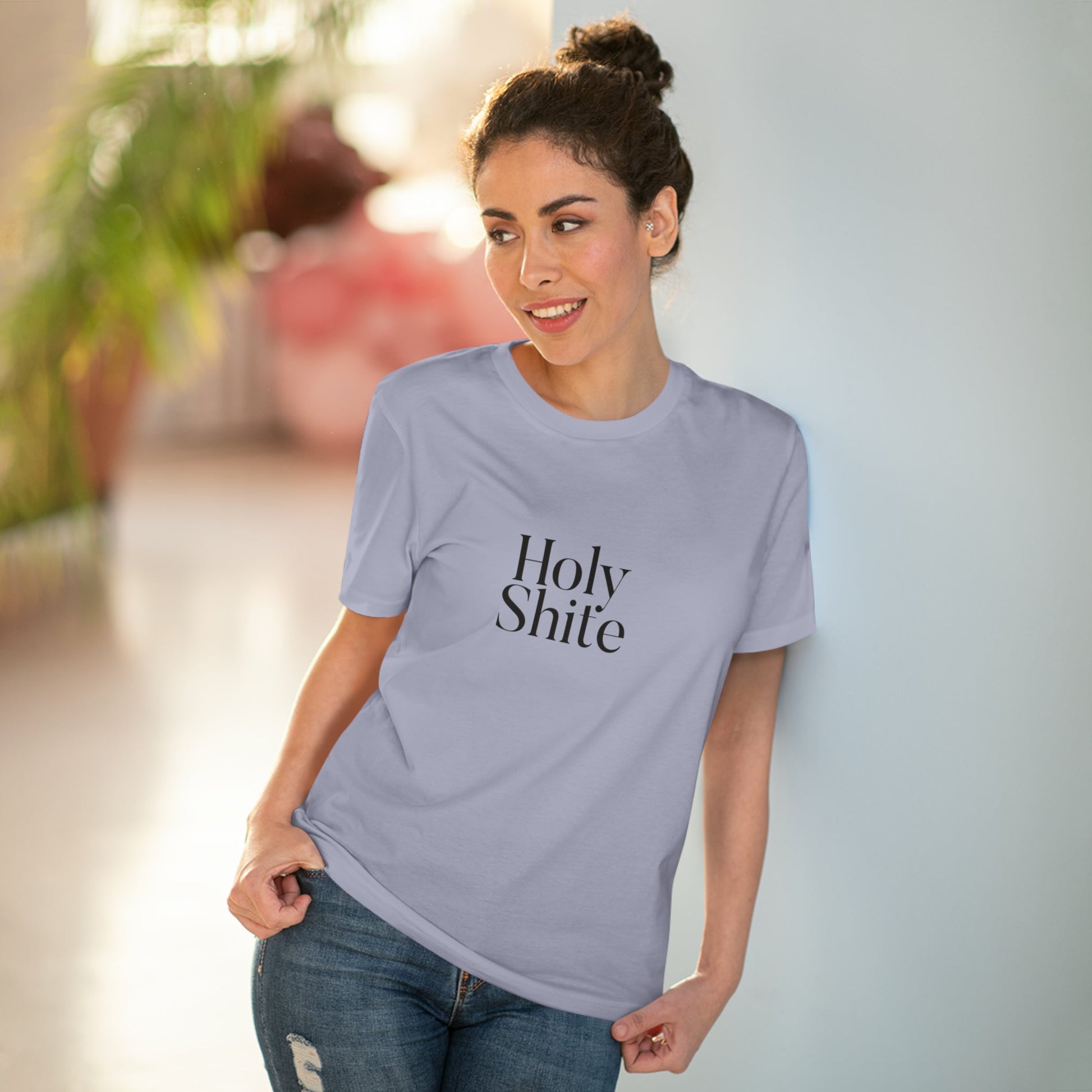 The best Scotland tee shirts? The Glaswegian Slang 'Holy Shite' organic cotton t-shirt is top choice!