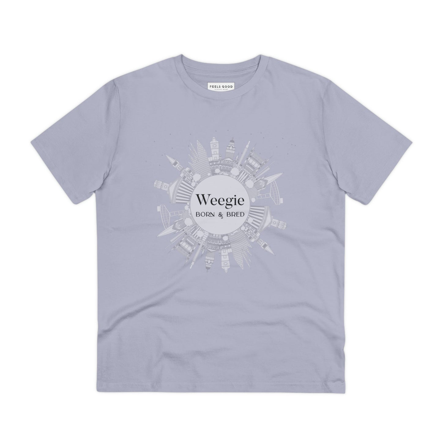 Love T-shirts Scotland? Get the Glaswegian Slang 'Weegie Born & Bred' organic cotton tee for yourself!