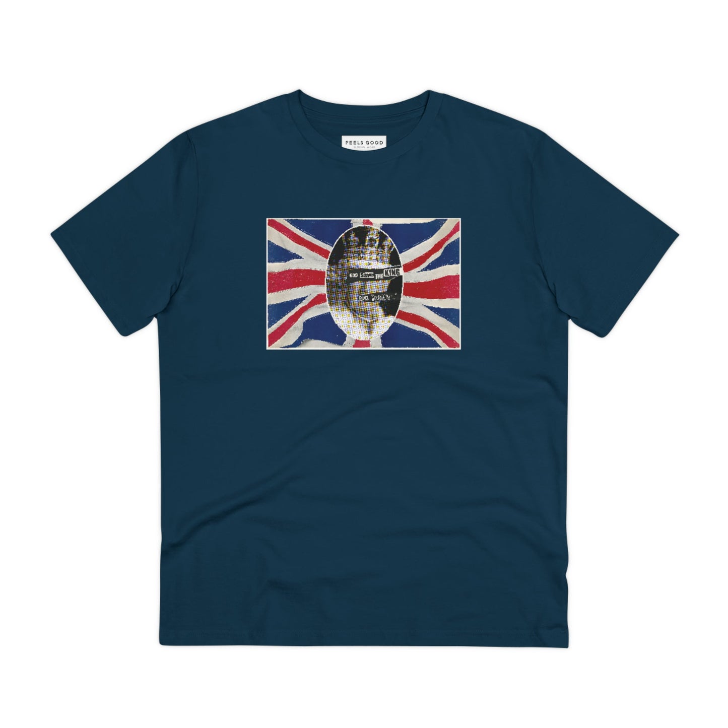Top brand t-shirt: God Save The King Sex Pistols organic.
